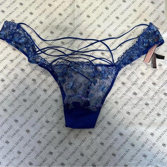 Victoria’s Secret Butterfly Embroidery Strappy Open Back Panty - Picture 6 of 8